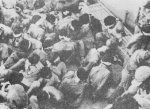 Greek Cypriots taken prisoner and transported to Turkey.